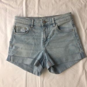 Denim H&M shorts (US2)